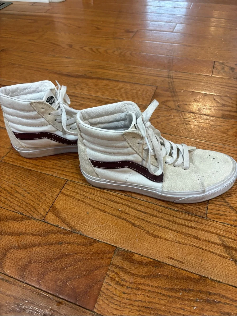 Vans Sk8-Hi Classic Sport sneakers White Port Royal Woman’s 7 Men’s 5.5